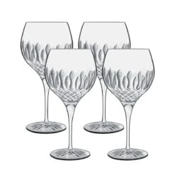 Luigi Bormioli Diamante Gin 22oz Glass | Set Of 4