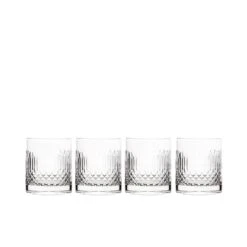 Luigi Bormioli Diamante DOF 12.75oz Glass | Set Of 4