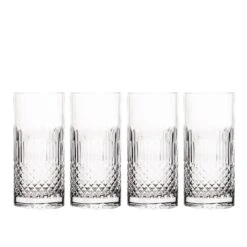 Luigi Bormioli Diamante Beverage 16oz Glass | Set Of 4