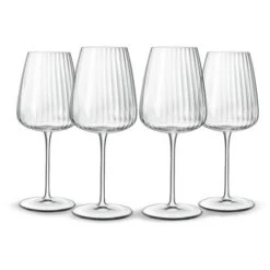 Luigi Bormioli - Optica Chardonnay Glass Set 550ml 4pce