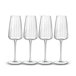Luigi Bormioli - Optica Sparkling Wine Flute Set 210ml 4pce