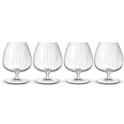 Luigi Bormioli - Optica Cognac Glass Set 465ml 4pce