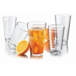 Libbey Hoops 16-Piece Glassware Set