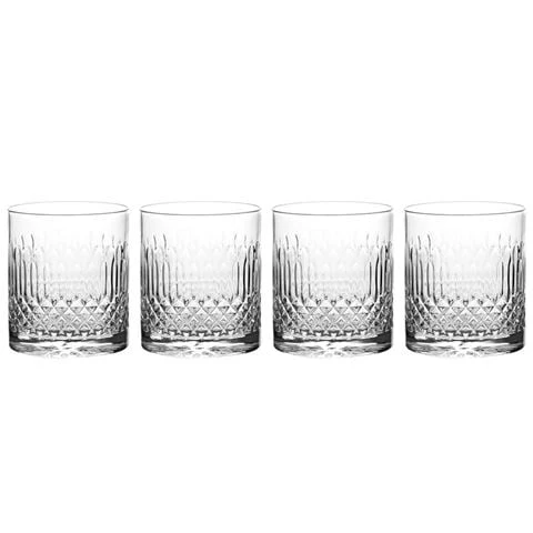 Luigi Bormioli - Diamante Double Old Fashioned Set 4pce 1 Luigi Bormioli - Diamante Double Old Fashioned Set 4pce