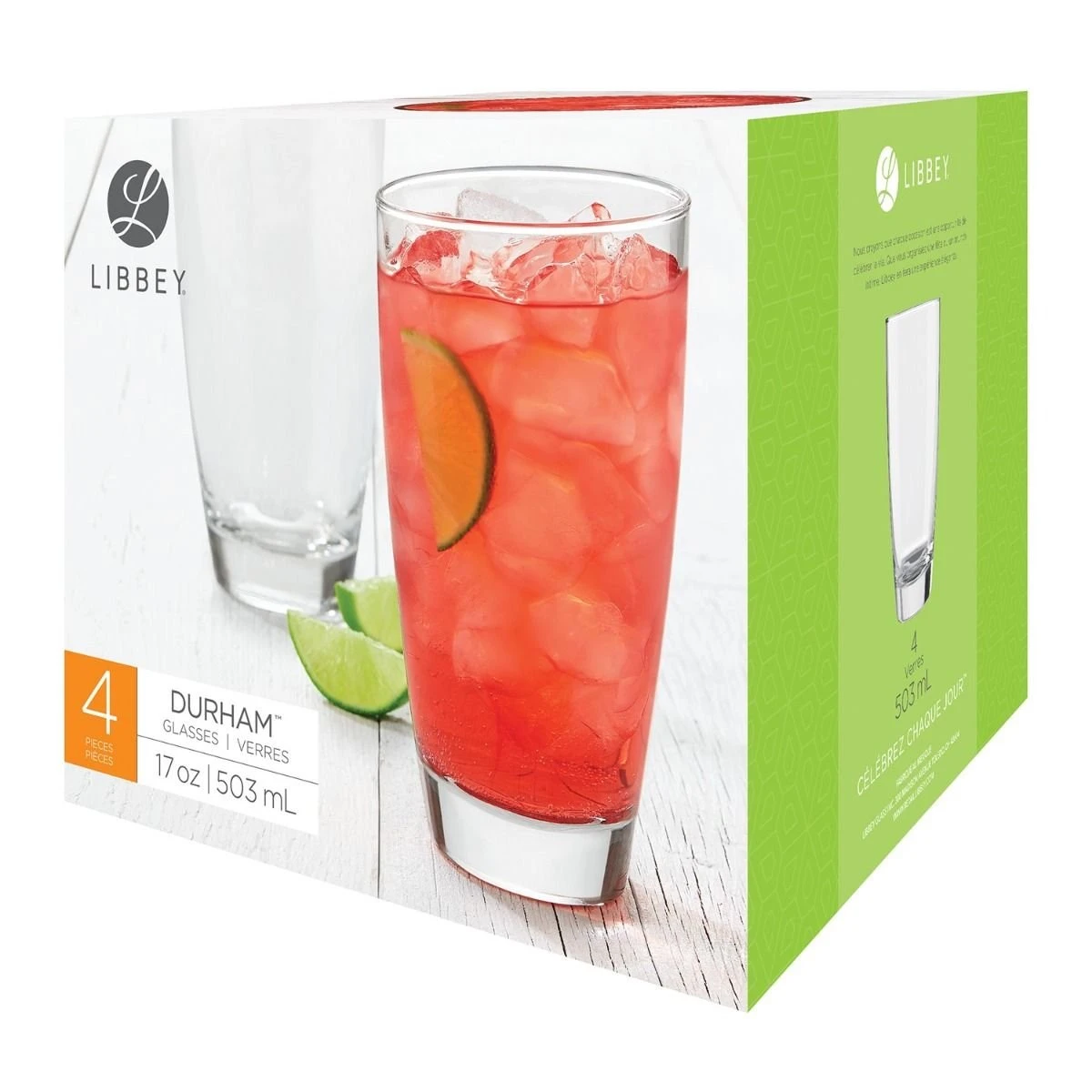 Libbey Durham 17oz Cooler Glasses | Set Of 4 4 Libbey Durham 17oz Cooler Glasses | Set Of 4 - Image 4