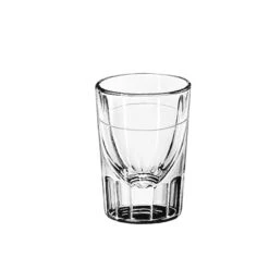 Libbey 2 Oz. Fluted Lined Whiskey - Line At 7/8 Oz. Glass, PK48