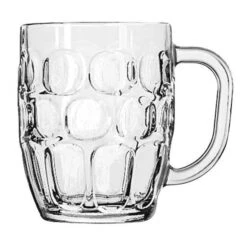 Libbey 19.25 Oz. Glass Dimple Stein Mug, PK24