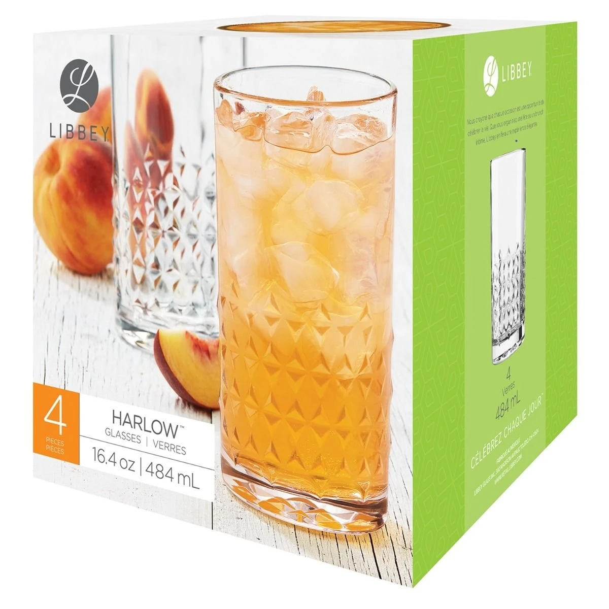 Libbey Harlow 16.3oz Cooler Glasses | Set Of 4 3 Libbey Harlow 16.3oz Cooler Glasses | Set Of 4 - Image 3