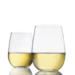 Libbey Vina 17oz Stemless White Wine Glasses | Set Of 4