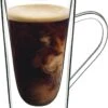 Luigi Bormioli Thermic Double Wall Glassware: 2pc Hot Drink Mug Set (14oz)